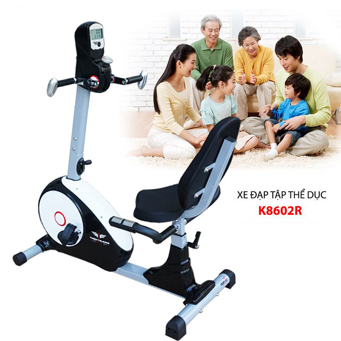 xe đạp tập thể dục K8602R